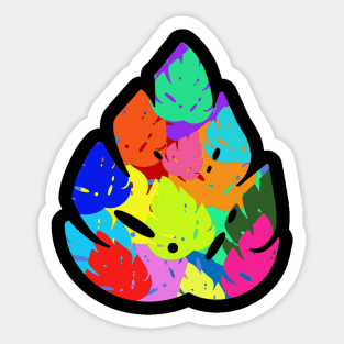 Monstera Pride Sticker